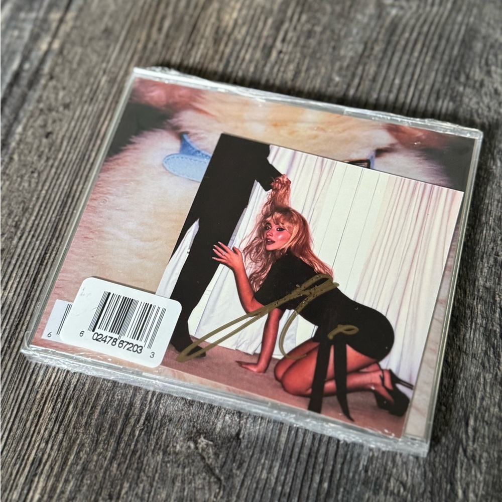 Sabrina Carpenter Man’s Best Friend CD with SIGNED Insert
